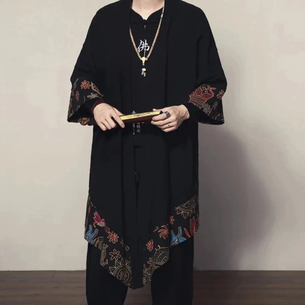 Traditional Mens Japanese Kimono | Traditional Mens Yukata Haori | Mens Kimono
